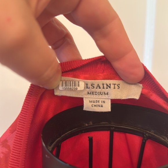 All Saints Keva Remix Dress-Sz M - Picture 4 of 8